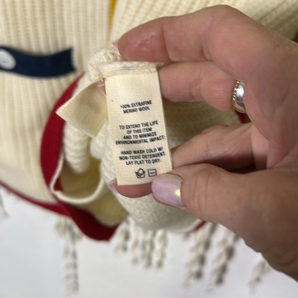 Alex Mill Minnie Cardigan in Extrafine Merino Wool Button Front Cardigan XL - Picture 14 of 15